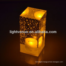 Transparent crystal rechargeable LED Party Table Lamp